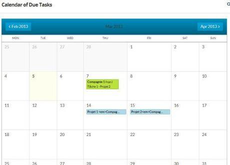 Trigger App Calendar of Due Tasks