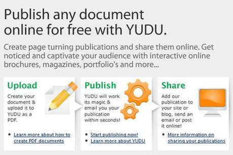 Publiez vos pdf avec Yudu