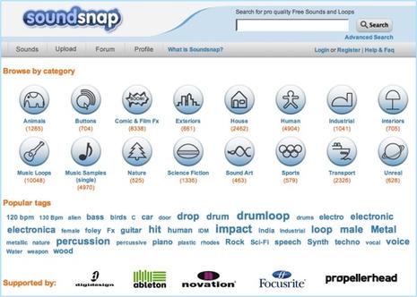 Soundsnap, des sons gratuits