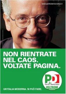 walter veltroni, parti démocrate, rome en images, rome, italie
