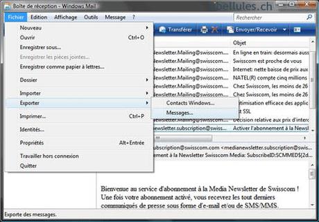 WMUtil - Réparer Windows Mail