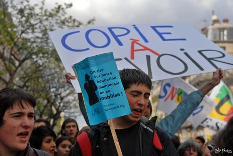 Manifestation lycéenne du 15 avril 2008
