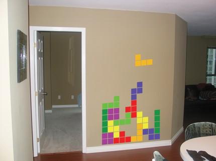 Le stickers mural Tetris