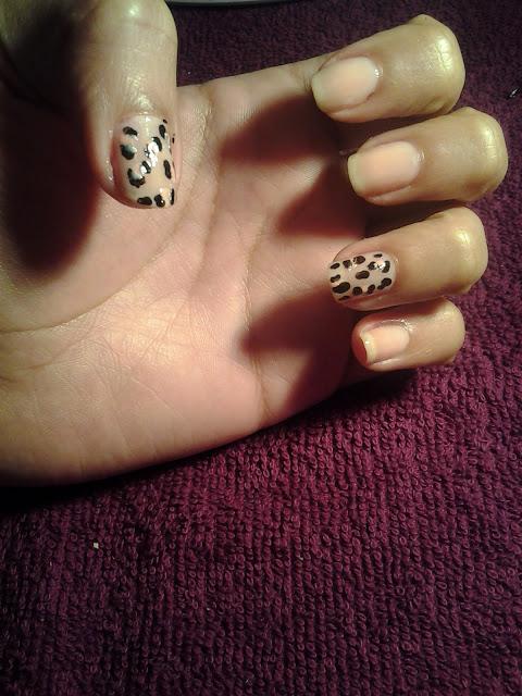 Nail of the day : Leopard Print