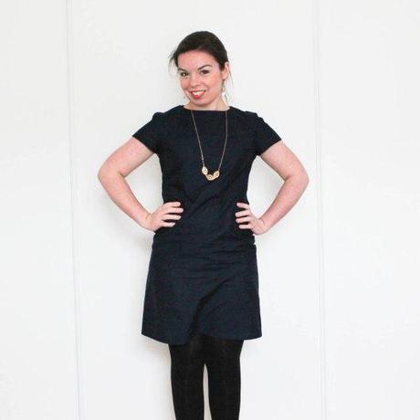 ma robe bleue marine - les lubies de Louise (5 sur 7)