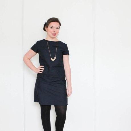 ma robe bleue marine - les lubies de Louise (7 sur 7)