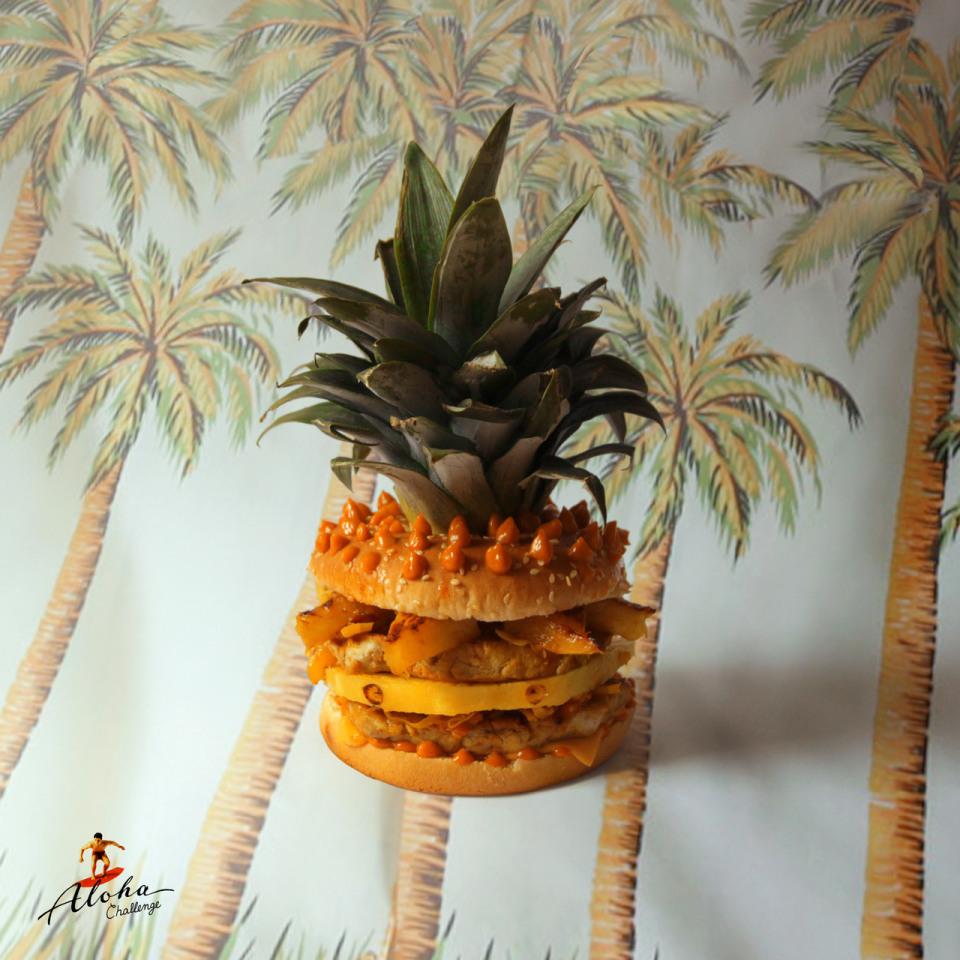 Hawaiian Burger @Fat and Furious Burger