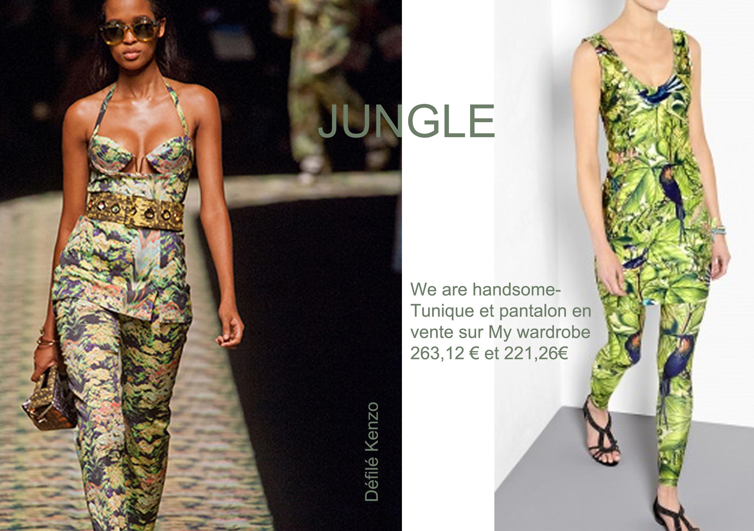Sélection shopping mars 2013, tendance printemps, Jungle, mode femme, inspiration Kenzo