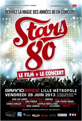 STARS 80 au Grand Stade de Lille Metropole ! Film + concert