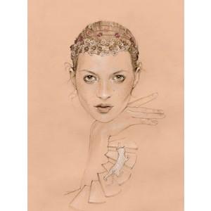 Cedric Rivrain  dessin illustration de mode poétique