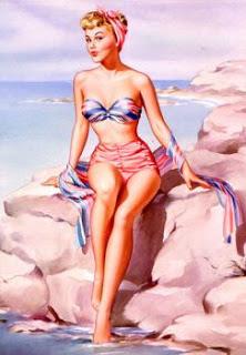 bijoux Pin-up illustration Pearl Frush lekpa evanescentes vintage retro accessoires mode