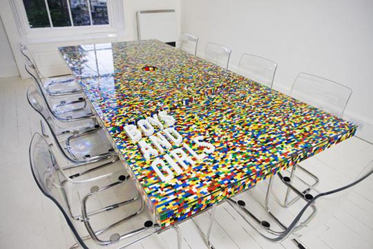 Design : Table Lego par ABGC