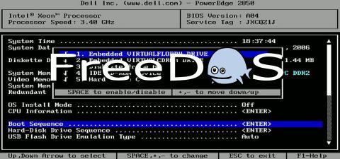 dell bios update via freedos Mettre à jour son BIOS Dell lorsque lon est sous GNU/Linux
