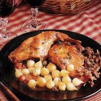 Gibelottes de garenne au serpolet