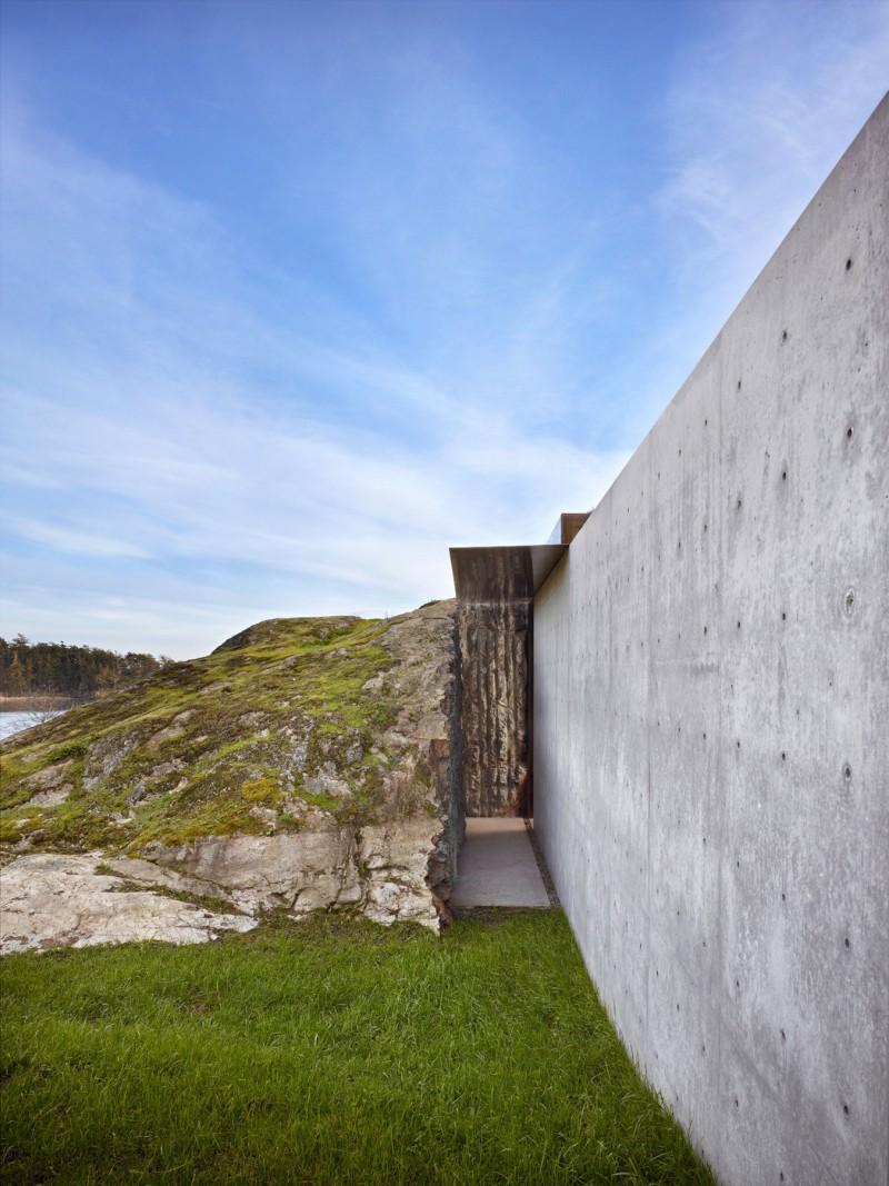 Pierre, une maison coincée dans la roche par Olson Kundig Architects