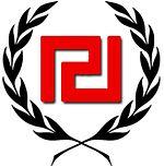 Golden Dawn logo Grèce: un candidat dAube Dorée à loeuvre