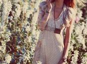 lookbook romantique fleuri pour collection Free People Mars