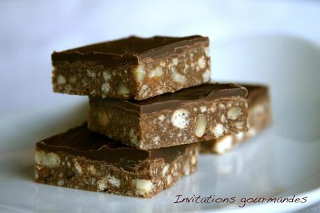 CARRÉS CHOCOLAT AU LAIT ET NOIX