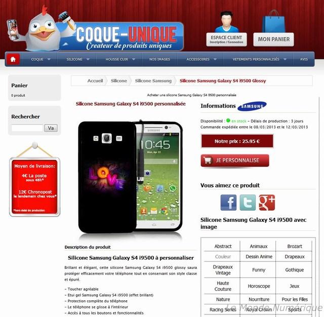 Des coques silicones déjà disponibles pour le smartphone Samsung Galaxy S4 ?