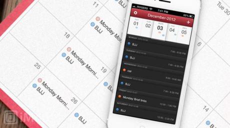 Fantastical l'utilitaire de calendrier le plus rapide sur iPhone, fait sa MAJ...