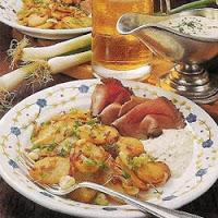 Pommes de terre sautées à la ciboule