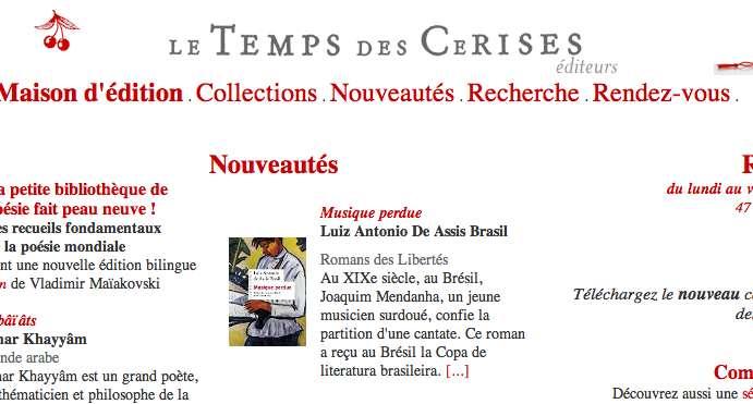 Sortie de crise pour les éditions Le temps des cerises