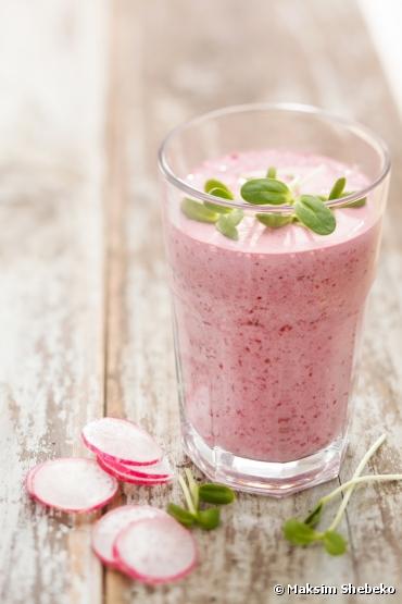   Idée recette facile : la soupe de radis rose...