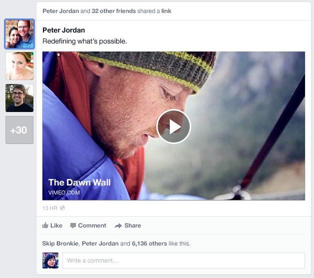Video Link Share Facebook NewsFeed : nouvelle interface, nouvelles fonctionnalités ! 