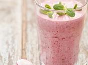 Soupe fraîche radis roses