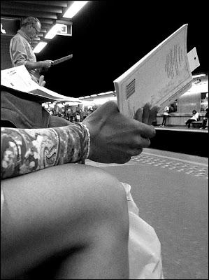 Quelques lectures dans le métro