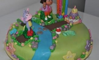 Gâteau 3D Dora l’exploratrice