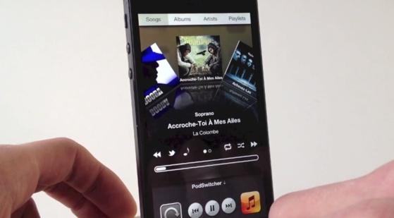PodSwitcher, accès à votre musique, via le multitâche de votre iPhone...