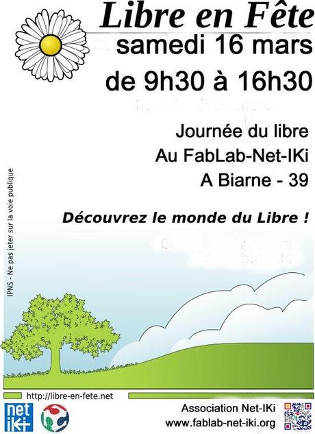 affiche-libre en fete Libre en fête, c’est le samedi 16 mars 2013 à Biarne