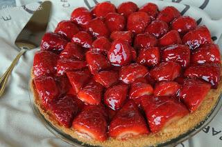 Tarte amandine aux fraises