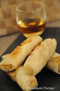 Nems Chèvre-oignons confits