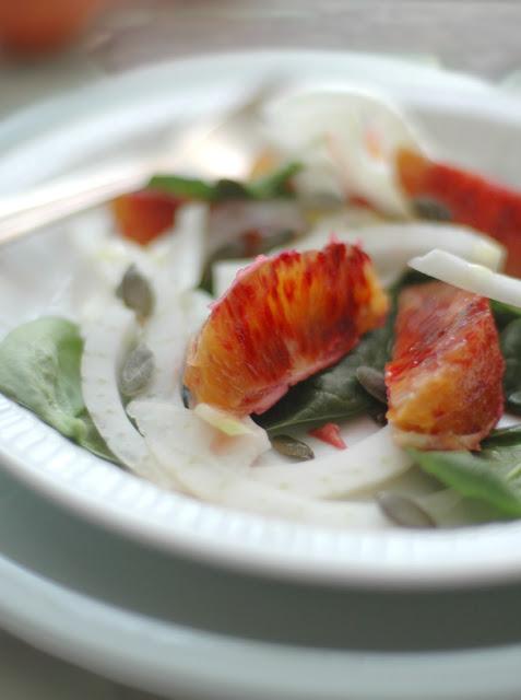 Ma Salade de Fenouil et Oranges Sanguines - My Blood Oranges and Fennel Salad