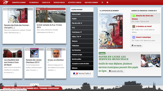 A la découverte du nouveau site internet de Clermont-Ferrand