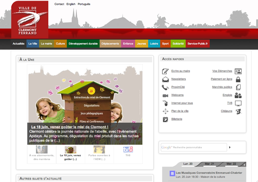 A la découverte du nouveau site internet de Clermont-Ferrand