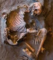 squelettes datant de l’âge de pierre