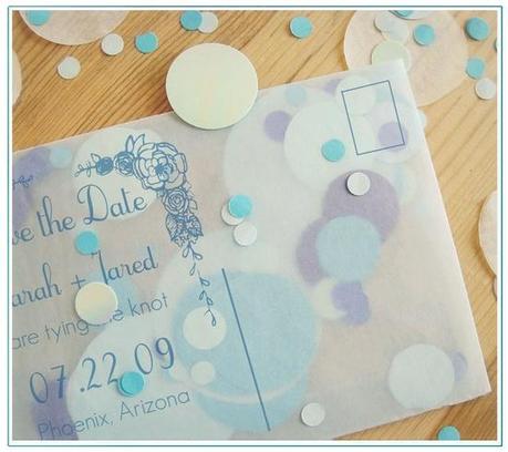 save the date confettis créature comforts