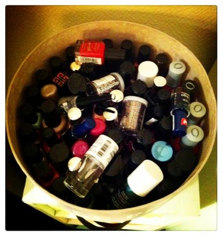 Comment je range mes vernis? [Défi du lundi]