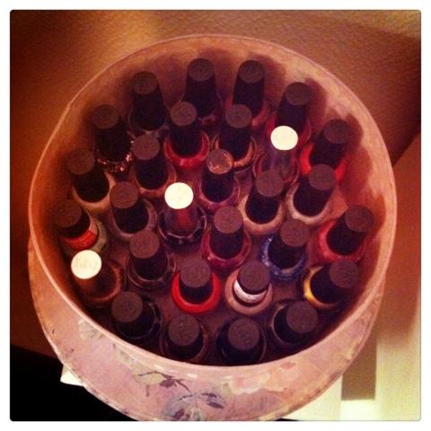 Comment je range mes vernis? [Défi du lundi]