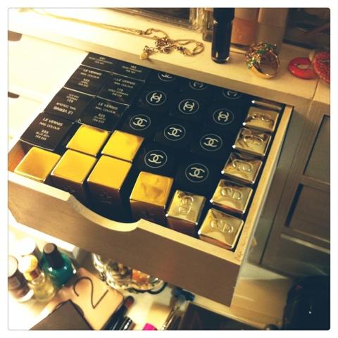 Comment je range mes vernis? [Défi du lundi]