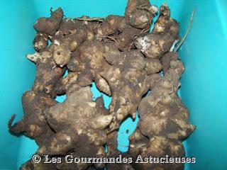 Héliantis à la moutarde et Polenta épicée