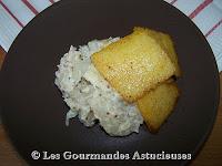 Héliantis à la moutarde et Polenta épicée