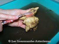 Héliantis à la moutarde et Polenta épicée