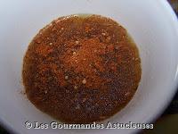 Héliantis à la moutarde et Polenta épicée