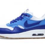 Nike WMNS Air Max 1 Metallic Silver Vachetta Tan Nike WMNS Air Max 1 VNTG Hyper Blue