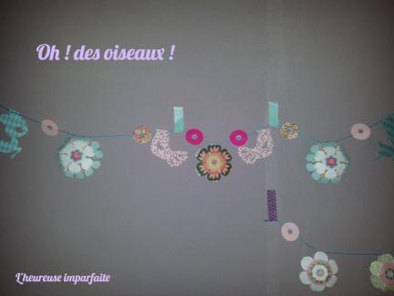 ❀ Décorer un mur avec une guirlande de jolis pliages ❀