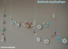 ❀ Décorer un mur avec une guirlande de jolis pliages ❀
